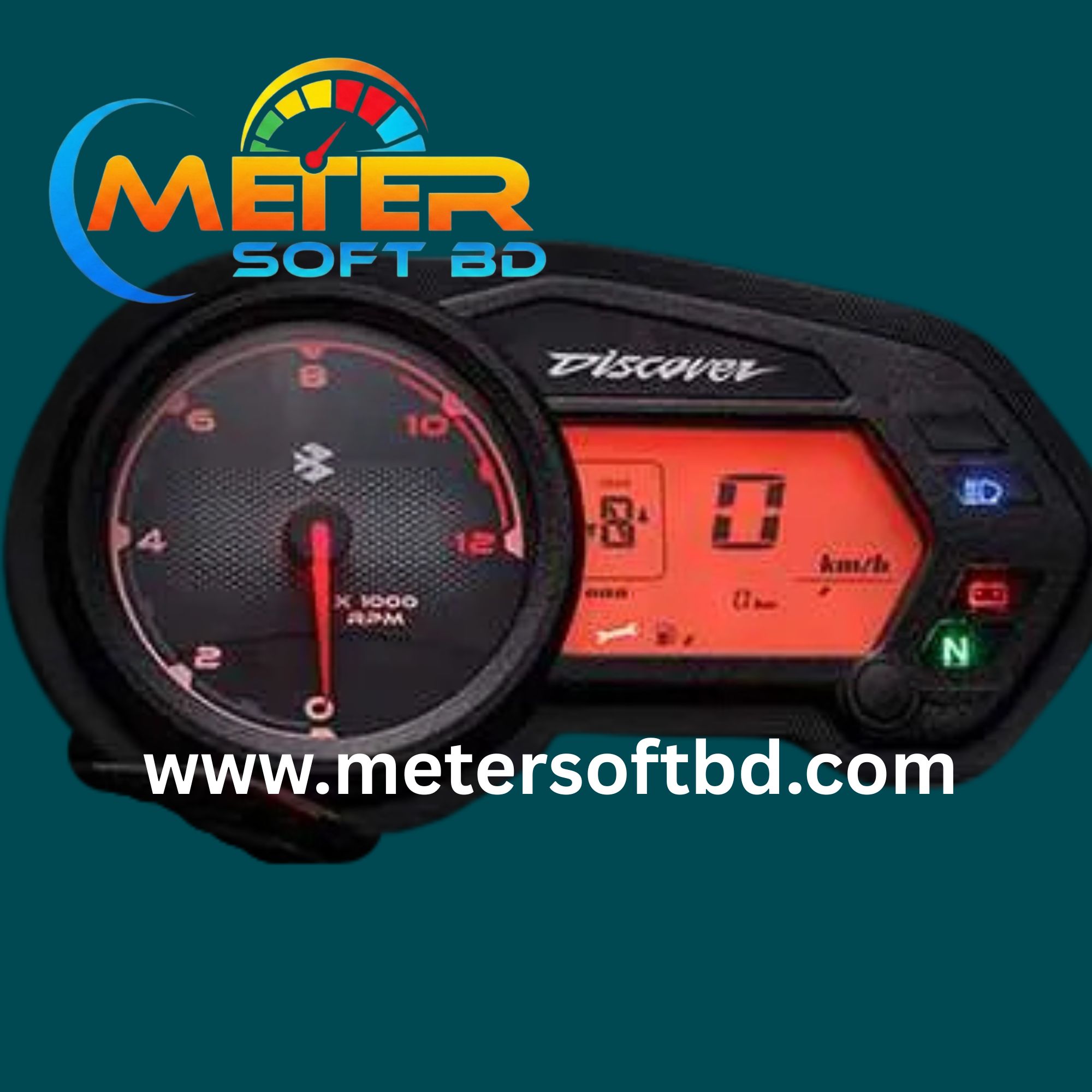 Bajaj Discover New Model Digital Meter  Software File 9015 KM