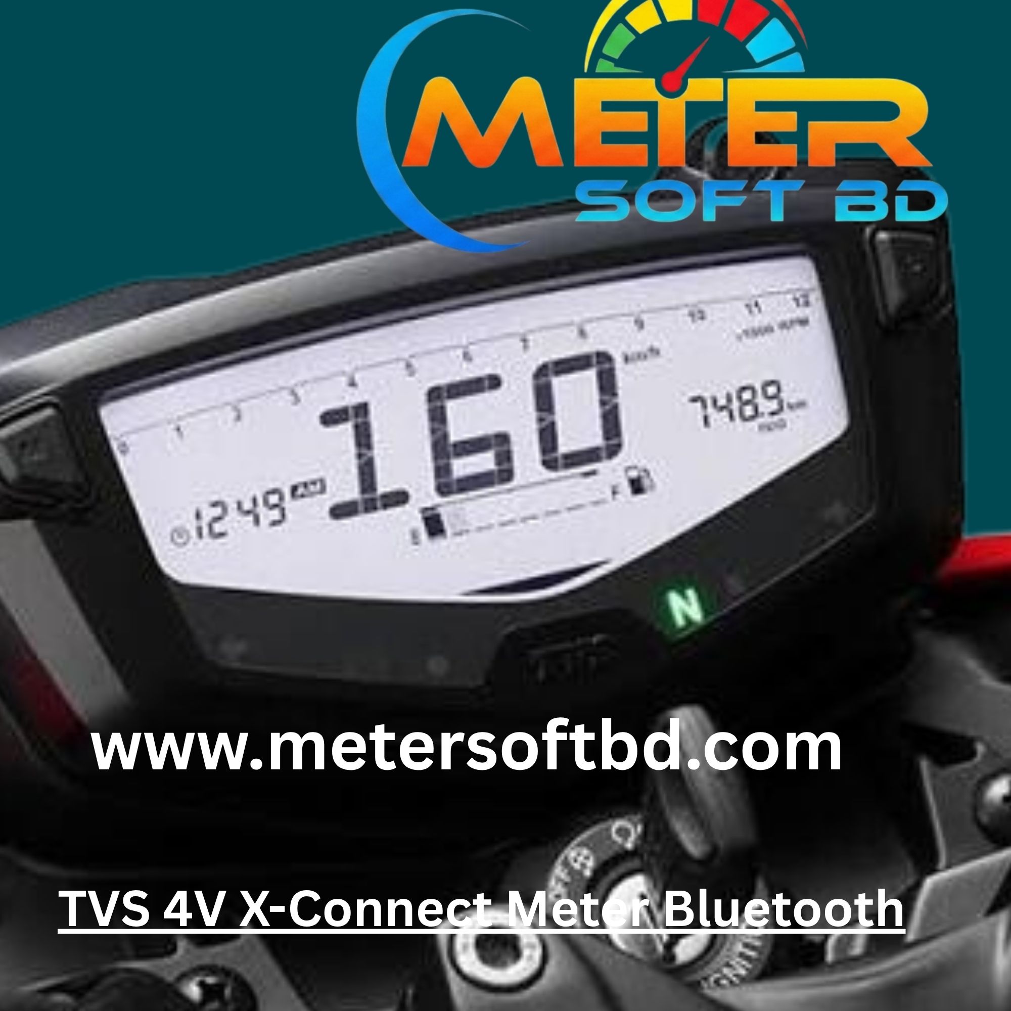 TVS Apache RTR 4V Old Ribbon Digital Meter Software 84155 KM