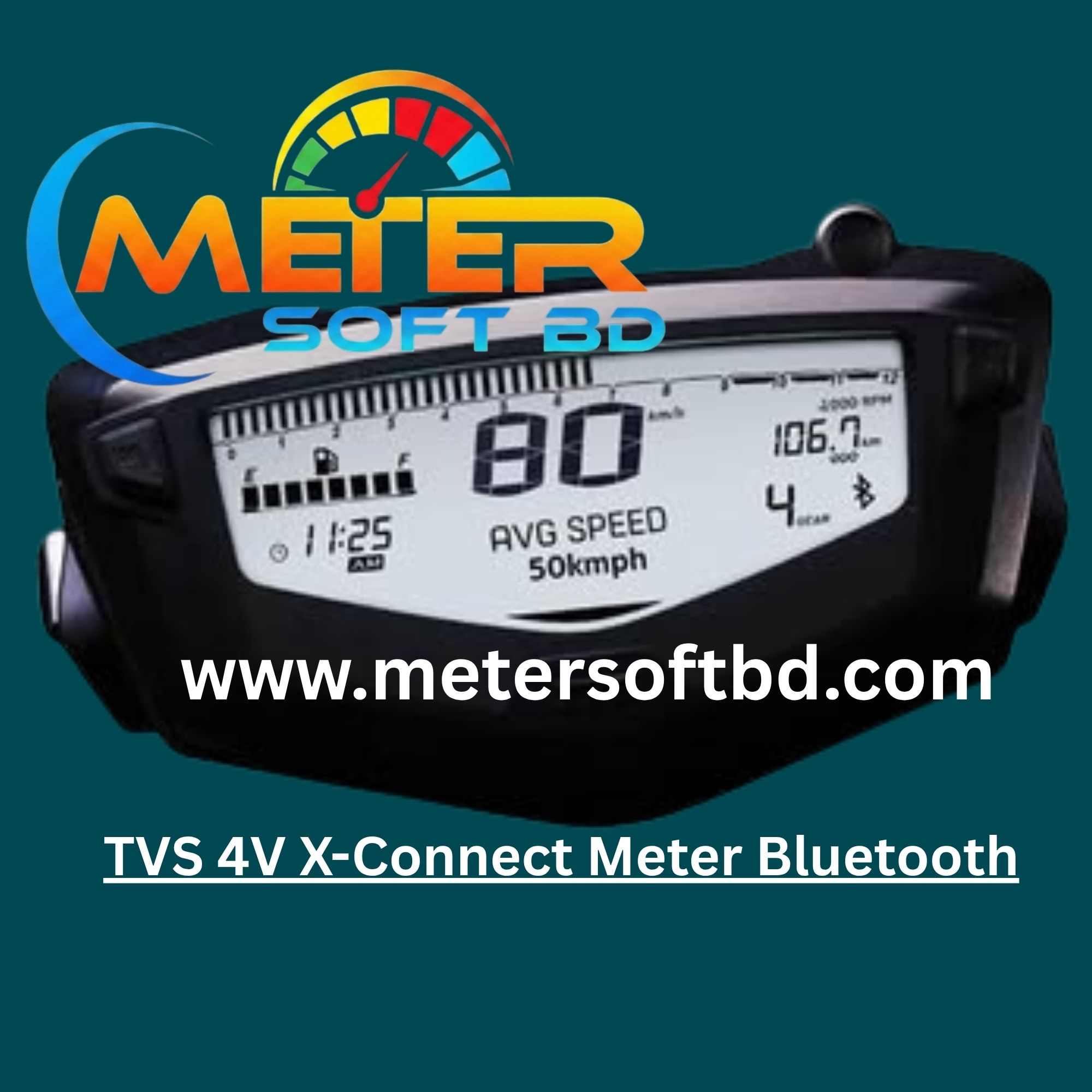 TVS Apache RTR 4V X-Connect ABS & NON ABS Meter Software File 28655 KM