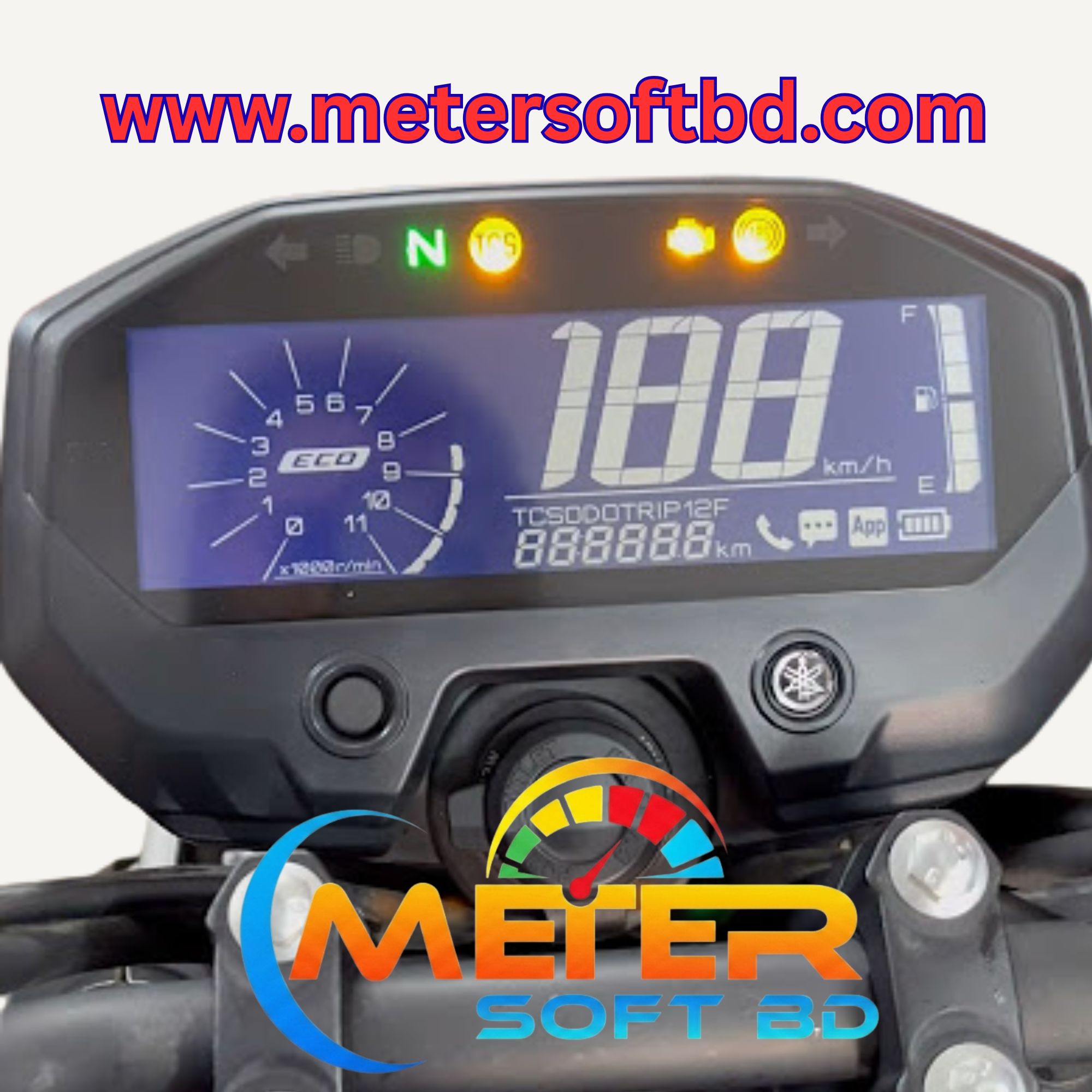 Yamaha FZ-X Digital Meter  Software File 48125 KM
