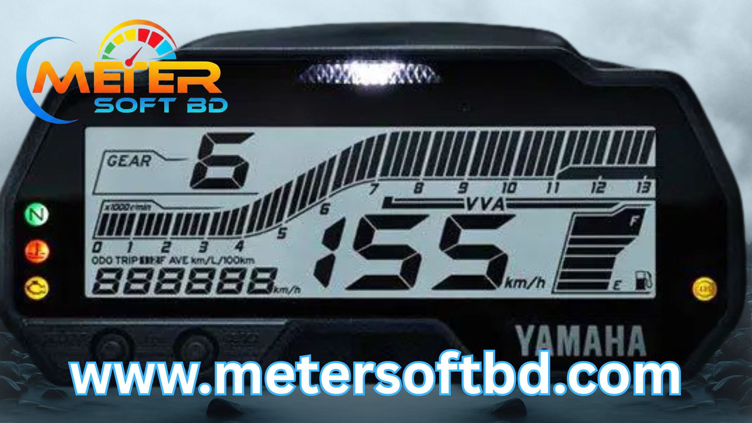 Yamaha R15 V3 Indonesia Version Digital Meter  Software File  100000 KM
