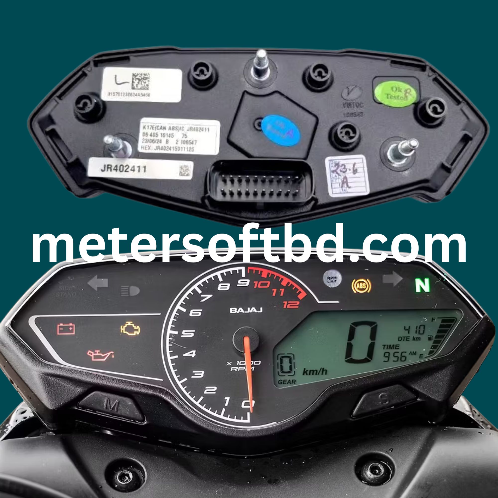 Bajaj Pulsar N250 Digital Meter Software File 7712 KM